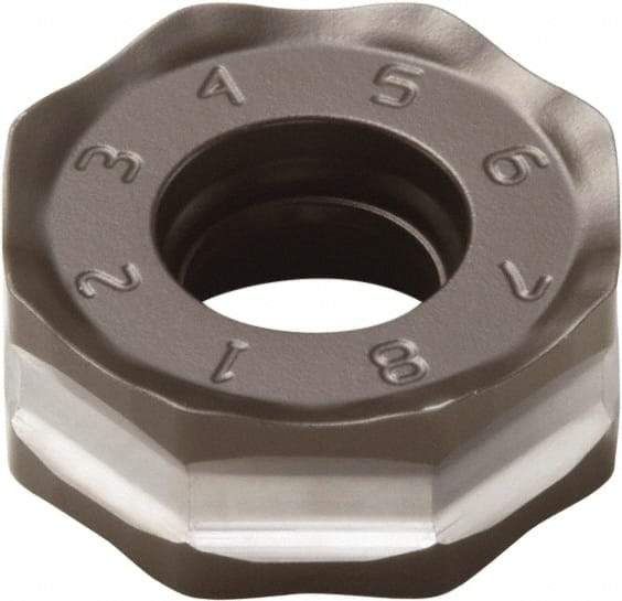 Seco - ONMU050410 M11 Grade MK2050 Carbide Milling Insert - TiSiN/TiAlN Finish, 0.157" Thick, 0.472" Inscribed Circle - Eagle Tool & Supply