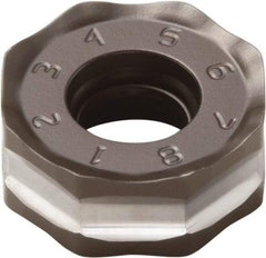 Seco - ONMU050410 M10 Grade MK2050 Carbide Milling Insert - TiSiN/TiAlN Finish, 0.157" Thick, 0.472" Inscribed Circle - Eagle Tool & Supply