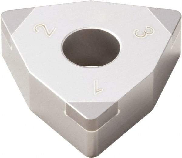 Seco - WNGA432 C Grade CBN010 CBN Turning Insert - 80° Trigon, 1/2" Inscr Circle, 3/16" Thick, 1/32" Corner Radius - Eagle Tool & Supply