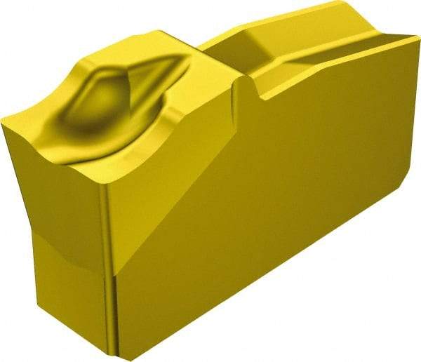 Sandvik Coromant - N151.240 5E 1005 Grade, 0.1575" Cutting Width, Carbide Cutoff Insert - 0° Lead Angle, 0.0079" Cnr Rad, TiAlN/TiN Coated - Eagle Tool & Supply