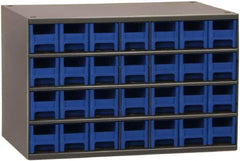 Akro-Mils - 28 Drawer, Small Parts Cabinet - 11" Deep x 17" Wide x 11" High - Eagle Tool & Supply