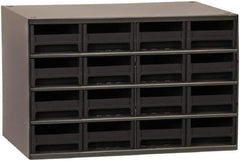Akro-Mils - 16 Drawer, Small Parts Cabinet - 11" Deep x 17" Wide x 11" High - Eagle Tool & Supply