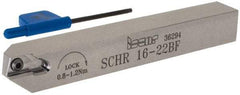 Iscar - SCH, External, Right Hand, 0.315" Max Depth of Cut, 0.02 to 0.098" Groove Width, Indexable Grooving Tool Holder - SCIR 22 Insert Compatibility, 0.63" Shank Height, 0.63" Shank Width, 4.921" OAL - Eagle Tool & Supply