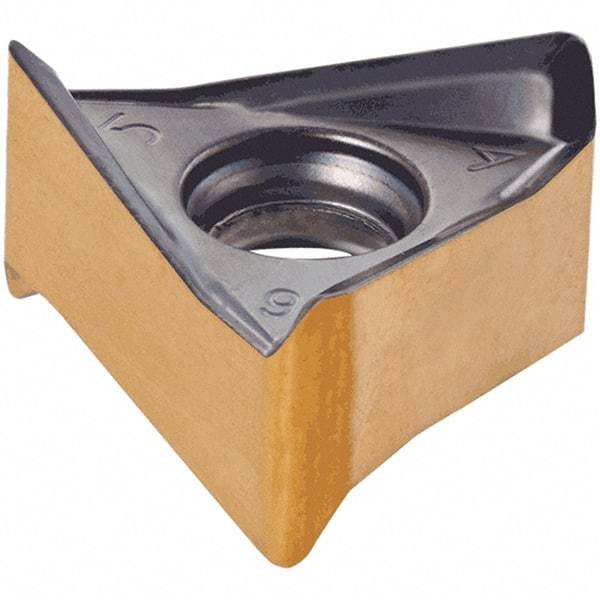 Iscar - H690 TNKX160610 PNTR Grade IC845 Carbide Milling Insert - AlTiN Finish, 10mm Thick, 12mm Inscribed Circle, 1mm Corner Radius - Eagle Tool & Supply