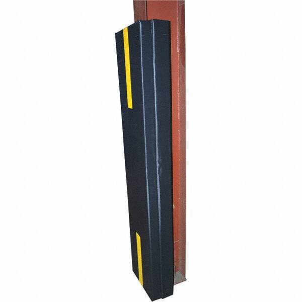 Vestil - 6" High, Column Protector - Fits 8" Columns, Black - Eagle Tool & Supply