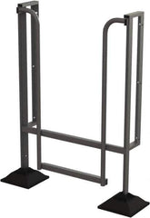 TRI-ARC - 62" 2 Step Configurable Rooftop Ladder - 90° Incline, 500 Lb Capacity, 20" Platform Height, 52-1/4" Base Width x 26" Base Depth, Perforated Tread - Eagle Tool & Supply