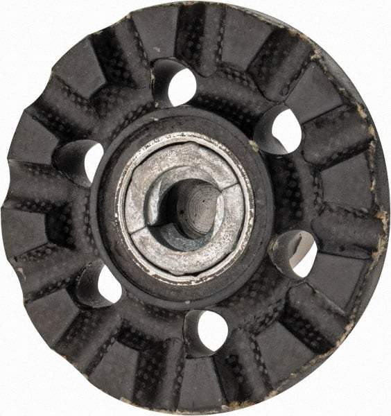 3M - 2" Diam Disc Backing Pad - 1/4" Shank Diam, Hard Density, 20,000 RPM, Roloc TS Compatible - Eagle Tool & Supply