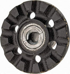 3M - 2" Diam Disc Backing Pad - 1/4" Shank Diam, Hard Density, 20,000 RPM, Roloc TS Compatible - Eagle Tool & Supply