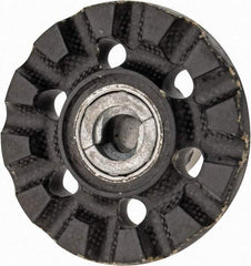 3M - 2" Diam Disc Backing Pad - 1/4" Shank Diam, Medium Density, 20,000 RPM, Roloc TR Compatible - Eagle Tool & Supply