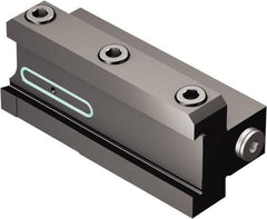 Sandvik Coromant - Tool Block Style BA-R/LGC, 19.05mm Blade Height, 3.3465" OAL, 1.8504"& OAH, Indexable Cutoff Blade Tool Block - 3/4" Shank Height, 3/4" Shank Width, Through Coolant, Series CoroCut QD - Eagle Tool & Supply