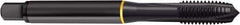 Guhring - #10-32 UNF, Oxide Finish, Cobalt Spiral Point Tap - Plug Chamfer, Right Hand Thread, 2.382" OAL, 0.551" Thread Length, 0.194" Shank Diam, 2B/3B Class of Fit, Series 4405 - Exact Industrial Supply