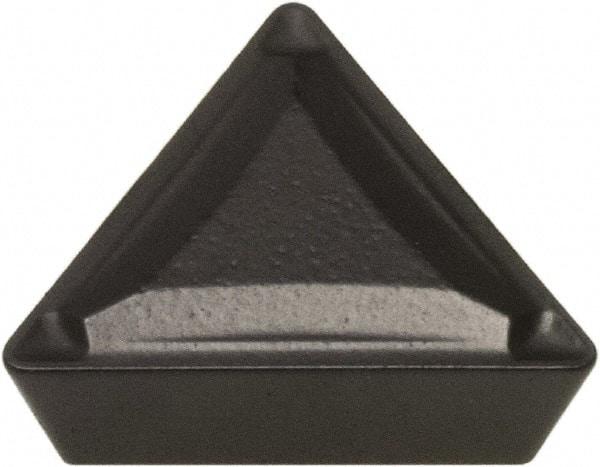 Hertel - TPMR222 P5 Grade HC1150T Carbide Turning Insert - Proprietary Finish, 60° Triangle, 1/4" Inscr Circle, 1/8" Thick, 1/32" Corner Radius - Eagle Tool & Supply