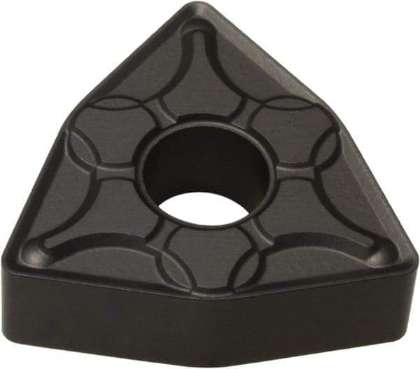 Hertel - WNMG431 LR Grade HC1250T Carbide Turning Insert - 80° Trigon, 1/2" Inscr Circle, 3/16" Thick, 1/64" Corner Radius - Eagle Tool & Supply