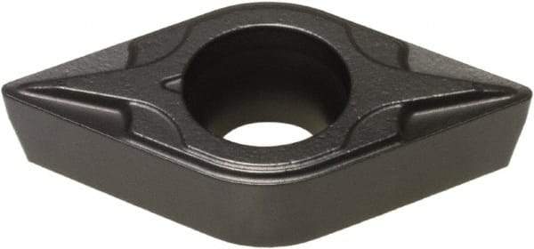 Hertel - DCMT21.51 M4 Grade HC1250T Carbide Turning Insert - 55° Diamond, 1/4" Inscr Circle, 3/32" Thick, 1/64" Corner Radius - Eagle Tool & Supply