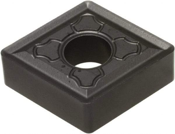 Hertel - CNMG434 AS Grade HC1250T Carbide Turning Insert - Proprietary Finish, 80° Diamond, 1/2" Inscr Circle, 3/16" Thick, 1/16" Corner Radius - Eagle Tool & Supply