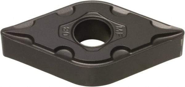 Hertel - DNMG433 LF Grade HC1150T Carbide Turning Insert - Proprietary Finish, 55° Diamond, 1/2" Inscr Circle, 3/16" Thick, 3/64" Corner Radius - Eagle Tool & Supply