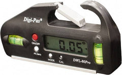 Digi-Pas - 90° Max Measurement Electronic Inclinometer - Pocket Sized, Digital - Eagle Tool & Supply