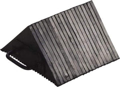 Vestil - 10" Wide x 5-1/2" High x 10" Deep, Rubber Wheel Chock - Eagle Tool & Supply