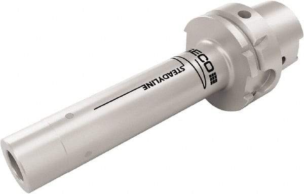 Seco - Combimaster 30.5mm HSK100A Taper Shank Milling Tip Insert Holder & Shank - 185mm Projection, 1.21" Neck Diam, M16 Neck Thread, 30.5mm Nose Diam, 235mm OAL, Steel Tool Holder - Eagle Tool & Supply