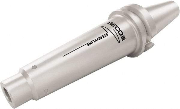 Seco - Combimaster 29.5mm BT40 Taper Shank Milling Tip Insert Holder & Shank - 158mm Projection, 1.65" Neck Diam, M16 Neck Thread, 23mm Nose Diam, 250.4mm OAL, Steel Tool Holder - Eagle Tool & Supply