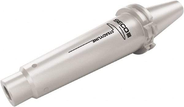 Seco - Combimaster 29.5mm DIN40 Taper Shank Milling Tip Insert Holder & Shank - 165.9mm Projection, 1.681" Neck Diam, M12 Neck Thread, 23mm Nose Diam, 253.4mm OAL, Steel Tool Holder - Eagle Tool & Supply