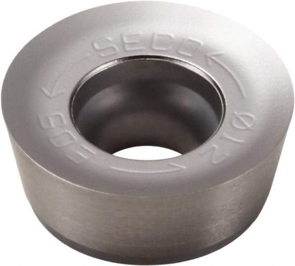 Seco - RDHW0803M0 D Grade MS2050 Carbide Milling Insert - TiAlN/NbN Finish, 1/8" Thick, 0.315" Inscribed Circle, 0.315" Corner Radius - Eagle Tool & Supply