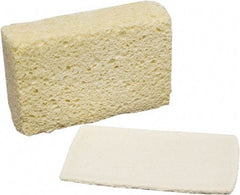 Ability One - 5-3/4" Long x 1-3/4" Wide x 1" Thick Scouring Sponge - Nonabrasive, Tan - Eagle Tool & Supply