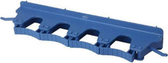 Vikan - 22 Lb Capacity, 3-5/32" Projection, Polypropylene/Rubber Wall Strip Organizer - 15-1/2" OAL - Eagle Tool & Supply