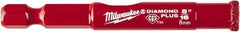 Milwaukee Tool - 5/16" Diam, 1-1/2" Cutting Depth, Hole Saw - Diamond Grit Saw, Continuous Edge - Eagle Tool & Supply