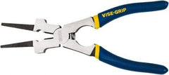 Irwin - 10" OAL, 2-3/4" Jaw Length x 3-1/2 Jaw Width, Side Cutting Welding Pliers - Combination Jaw - Eagle Tool & Supply