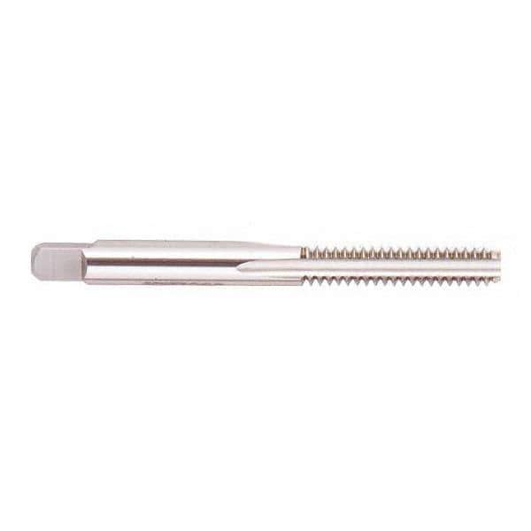 Regal Cutting Tools - #5-44 UNF 2B 3 Flute Bright Finish High Speed Steel Straight Flute Standard Hand Tap - Bottoming, Right Hand Thread, 1-15/16" OAL, 5/8" Thread Length, H2 Limit, Oversize - Eagle Tool & Supply