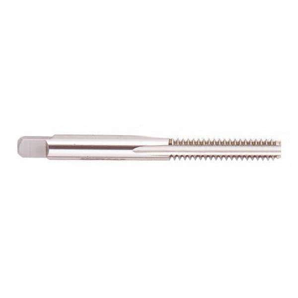 Regal Cutting Tools - 1/2-12 UNS 4 Flute Bright Finish High Speed Steel Straight Flute Standard Hand Tap - Bottoming, Right Hand Thread, 3-3/8" OAL, 1-21/32" Thread Length, H3 Limit, Oversize - Exact Industrial Supply