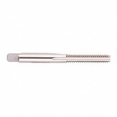 Regal Cutting Tools - 2-12 UNS 6 Flute Bright Finish High Speed Steel Straight Flute Standard Hand Tap - Bottoming, Right Hand Thread, 7-5/8" OAL, 3-9/16" Thread Length, H6 Limit, Oversize - Exact Industrial Supply