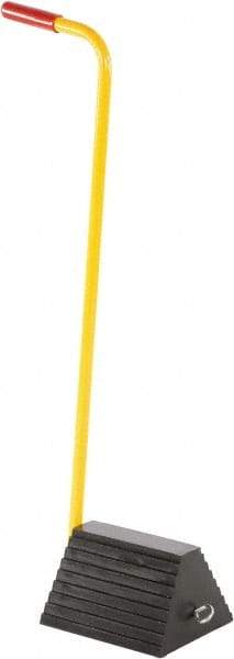 Vestil - 8" Wide x 36-9/16" High x 18" Deep, Rubber Wheel Chock - Eagle Tool & Supply