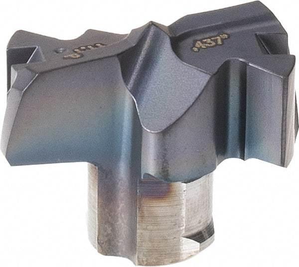 Iscar - Series FCP, 11.1mm Diam Grade IC908 Replaceable Drill Tip - Carbide, TiAlN/TiN Finish, 11 Seat Size - Eagle Tool & Supply