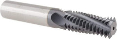 Allied Machine and Engineering - 7/8-9 UN, 0.62" Cutting Diam, 4 Flute, Solid Carbide Helical Flute Thread Mill - Internal/External Thread, 1-3/8" LOC, 4" OAL, 5/8" Shank Diam - Eagle Tool & Supply