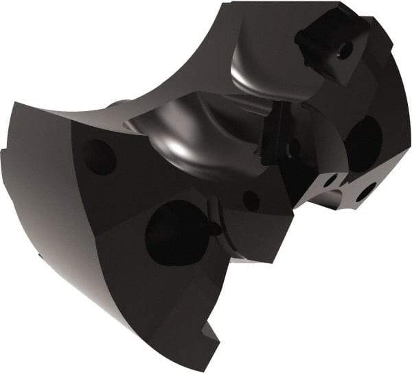 Allied Machine and Engineering - Series APX 76, 80.96mm Max Diam Pilot Insert Drill Head - T-A 2 Pilot Drill, 1-7/32" Pilot Drill Diam, 2 Nonpilot Inserts - Eagle Tool & Supply