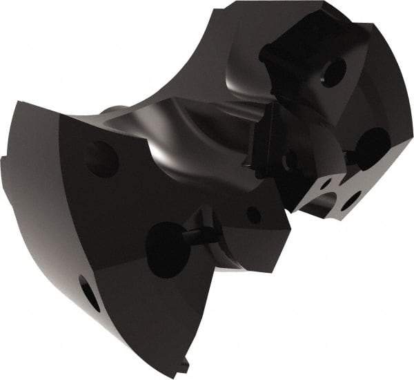 Allied Machine and Engineering - Series APX 57, 59.53mm Max Diam Pilot Insert Drill Head - T-A 1 Pilot Drill, 15/16" Pilot Drill Diam, 2 Nonpilot Inserts - Eagle Tool & Supply
