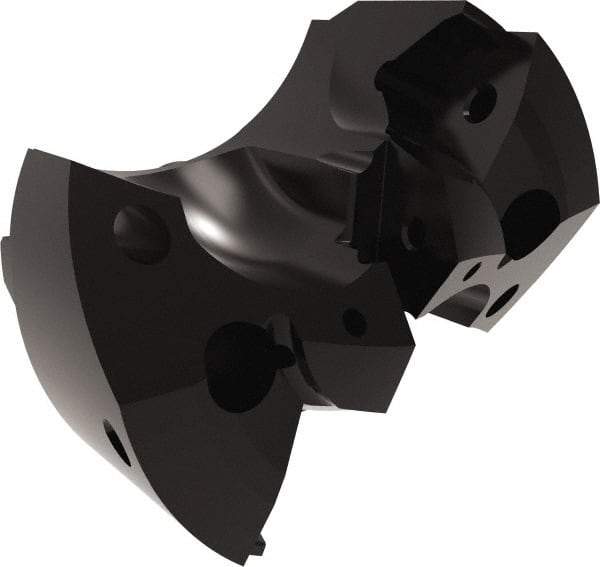 Allied Machine and Engineering - Series APX 51, 54mm Max Diam Pilot Insert Drill Head - T-A 1 Pilot Drill, 15/16" Pilot Drill Diam, 2 Nonpilot Inserts - Eagle Tool & Supply