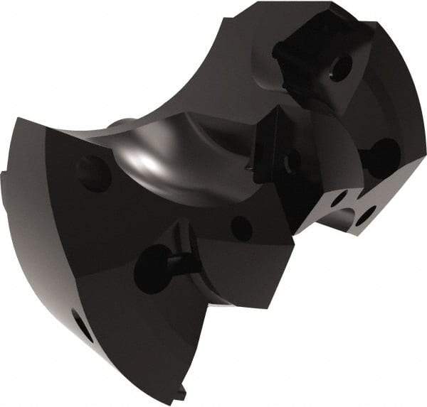 Allied Machine and Engineering - Series APX 63, 69mm Max Diam Pilot Insert Drill Head - T-A 2 Pilot Drill, 1-5/16" Pilot Drill Diam, 2 Nonpilot Inserts - Eagle Tool & Supply