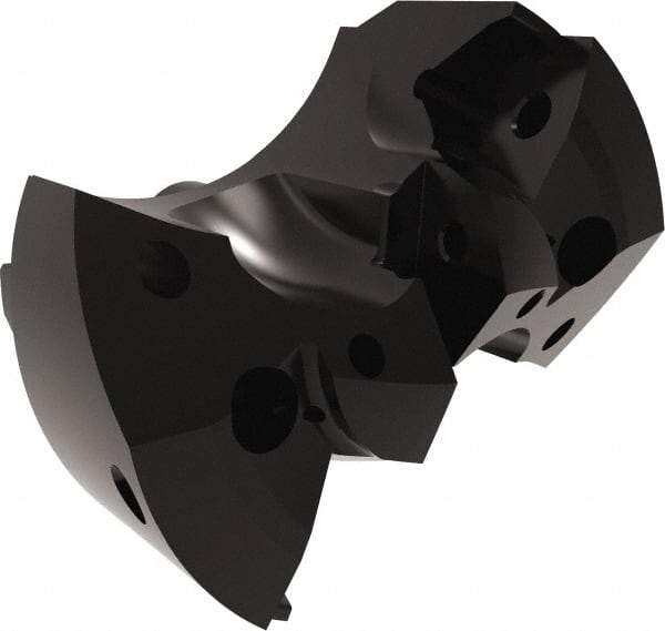Allied Machine and Engineering - Series APX 57, 62.71mm Max Diam Pilot Insert Drill Head - T-A 2 Pilot Drill, 1-1/16" Pilot Drill Diam, 2 Nonpilot Inserts - Eagle Tool & Supply