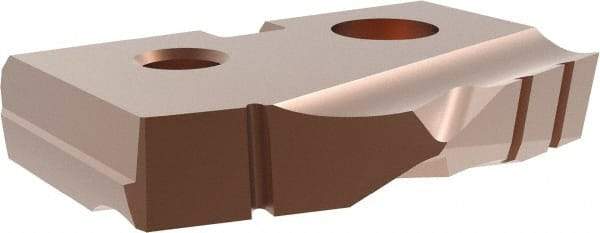 Allied Machine and Engineering - 5/8" Diam x 1/8" Thick, Seat Code 0, 150° Included Angle Spade Drill Insert - AM200 Coated, Cobalt, Grade Super Cobalt, Series T-A - Eagle Tool & Supply