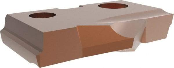 Allied Machine and Engineering - 1-5/16" Diam x 3/16" Thick, Seat Code 2, 90° Included Angle Spade Drill Insert - AM200 Coated, Cobalt, Grade Super Cobalt, Series T-A - Eagle Tool & Supply