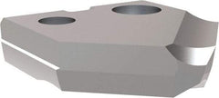 Allied Machine and Engineering - 5/8" Diam x 1/8" Thick, Seat Code 0, 90° Included Angle Spade Drill Insert - TiCN Coated, Cobalt, Grade Super Cobalt, Series T-A - Eagle Tool & Supply