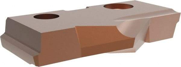 Allied Machine and Engineering - 1-9/16" Diam x 1/4" Thick, Seat Code 3, 90° Included Angle Spade Drill Insert - AM200 Coated, Cobalt, Grade Super Cobalt, Series T-A - Eagle Tool & Supply