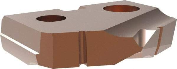 Allied Machine and Engineering - 25/32" Diam x 5/32" Thick, Seat Code 1, 132° Included Angle Spade Drill Insert - AM200 Coated, Cobalt, Grade Super Cobalt, Series T-A - Eagle Tool & Supply