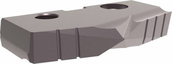 Allied Machine and Engineering - 39mm Diam x 1/4" Thick, Seat Code 3, 150° Included Angle Spade Drill Insert - TiAlN Coated, Cobalt, Grade Super Cobalt, Series T-A - Eagle Tool & Supply