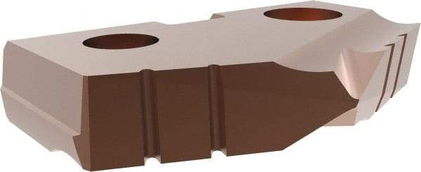 Allied Machine and Engineering - 1-1/8" Diam x 3/16" Thick, Seat Code 2, 132° Included Angle Spade Drill Insert - AM200 Coated, Cobalt, Grade Super Cobalt, Series T-A - Eagle Tool & Supply