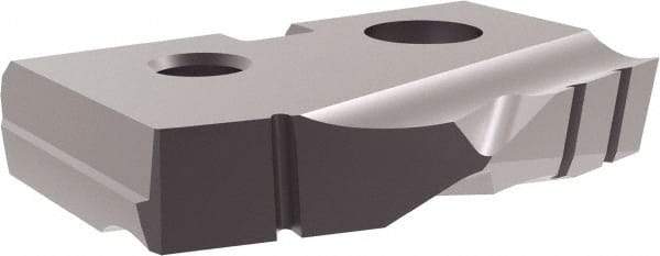 Allied Machine and Engineering - 16mm Diam x 1/8" Thick, Seat Code 0, 150° Included Angle Spade Drill Insert - TiAlN Coated, Cobalt, Grade Super Cobalt, Series T-A - Eagle Tool & Supply