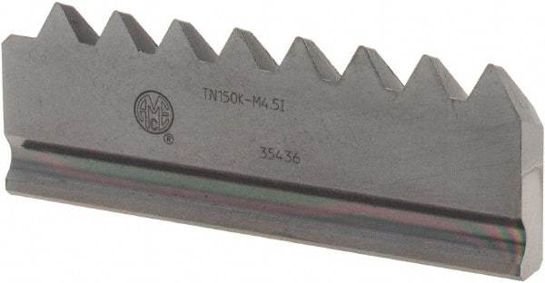 Allied Machine and Engineering - 4.5mm Pitch, Internal Thread, ISO Standard, TN Grade Thread Mill Insert - Carbide, AM210 Coating - Eagle Tool & Supply
